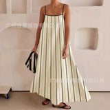 Bump Cotton Leprosy Sling Dress 2025 Spring And Summer