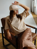 Hot Summer T-Shirt Women's Pure Cotton 16-Color Basic Loose Top Ins Soft