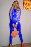 Party Print Long Sleeve Shirt and Matching Pants 2PC