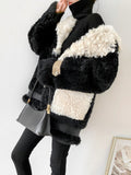 2022 New Women's Winter Lambswool Jackets Composite Sheep Shearling Fur Coat Winter Women's Warm