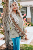 Waffle Knit Notched Neck