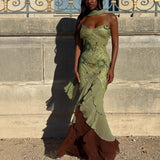 Women's New Sexy V-Neck Solid Color Dress