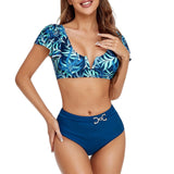 Flash Print Bikini 2022 Woman Swimsuit Swimwear Women Bikini Set Push Up Sexy high waist Beach Biquinis Bathing