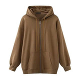 PUWD Oversize Women Thick Warm Hooded Jackets 2020 Winter Fashion Ladies Soft Cotton Long Coats Vintage Girls Chic