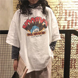 Women Cartoon Printing Leisure Soft Loose Streetwear Tees Womens Funny T Shirt Female Harajuku Summer Clothing