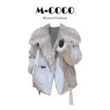 Hair Collar Pie To Overcome The Environmental Protection Fur Coat Fake Two-Piece Ass Casual Pants