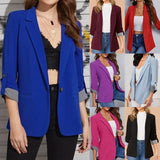 Autumn And Winter Fashion Splicing Collar Repair Cardigan Temperament