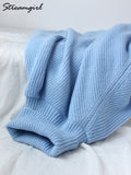 Thick Winter Sweaters Womens Oversized Pullovers Warm Jumper Loose Solid Green Sweaters For Women Turtleneck