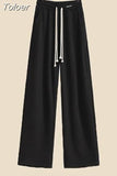 Summer New Lace Suspender White Shirt Wide Leg Pants Three-piece Elegant Women Pants Set Summer Outfits
