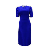 Ebay 2025 Summer New Short-Sleeved Folded Color Large-Size