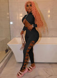 Sexy Cut Out Lace-Up Party
