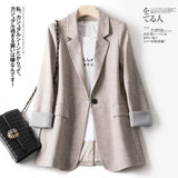 Red Blazer Tide Ms. Han Version 2025 New Spring And Autumn Loose Leisure Autumn Korean Blouse Small