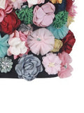 Fashion Women's Print Tank Tops Sleeveless Backless Patchwork Three-dimensional Flower Floral Camis Summer 2023 New