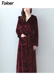 Winter Flannel Nightgown Plus Velvet Thick and Warm Couple Men Long Style Pajamas Ladies Cute and Comfortable