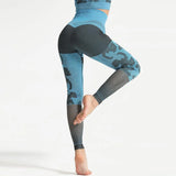 Clothes for Women Print Sportswear Woman Fitness Sports Suit Female Leggings Top Gym Workout Set Jogging Femme