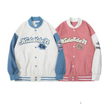 Retro Loose Stitching Jacket-Outfit