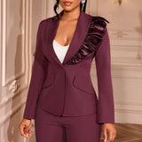 African Plus-Size Temperament Women's Dress Elegant Style Lead Pearl Open-Fork Dress