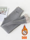 Thick Winter Leggings Women Warm Inner Fleece Pants High Waist Oatmeal Velvet Winter Women Leggings Thermal