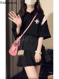 Tshirts for Women Oversized Tops 2023 Ropa Mujer Short Sleeve Casual Fashion Tees Y2k T Shirt Korean Summer